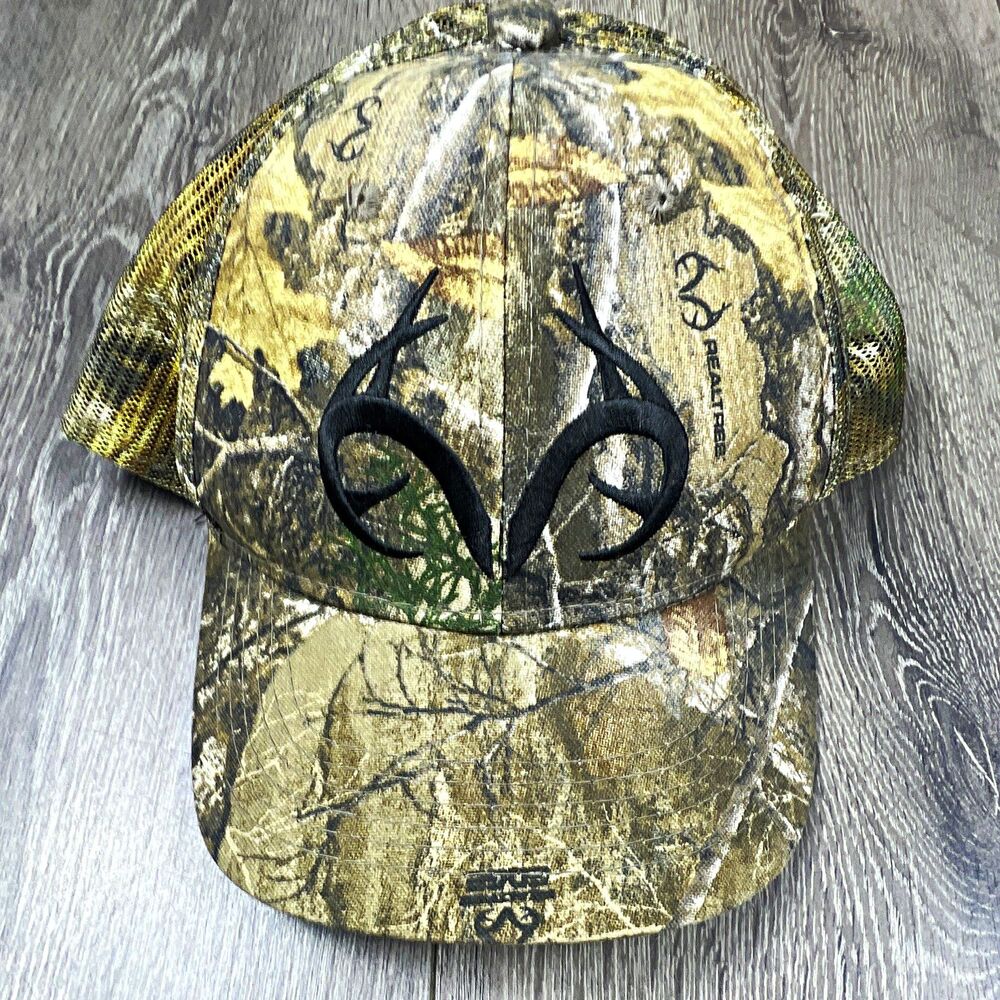 Realtree by Outdoor Cap Camo Mesh Back Adjustable Snapback Ball Cap One Size